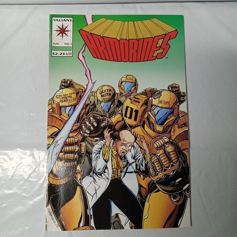 Armorines #1 Comic Valiant 1994 Vs Sharks Jorge Gonzalez Jim Calafiore